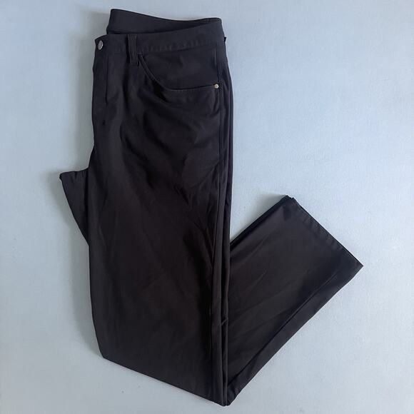 Lululemon ABC Classic-Fit Navy Blue Warpstreme 32” Pants - Picture 1 of 5